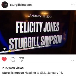 Sturgill Simpson to Play Saturday Night Live Jan. 14