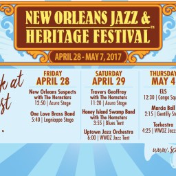 Scott Frock at New Orleans Jazz Fest 2017